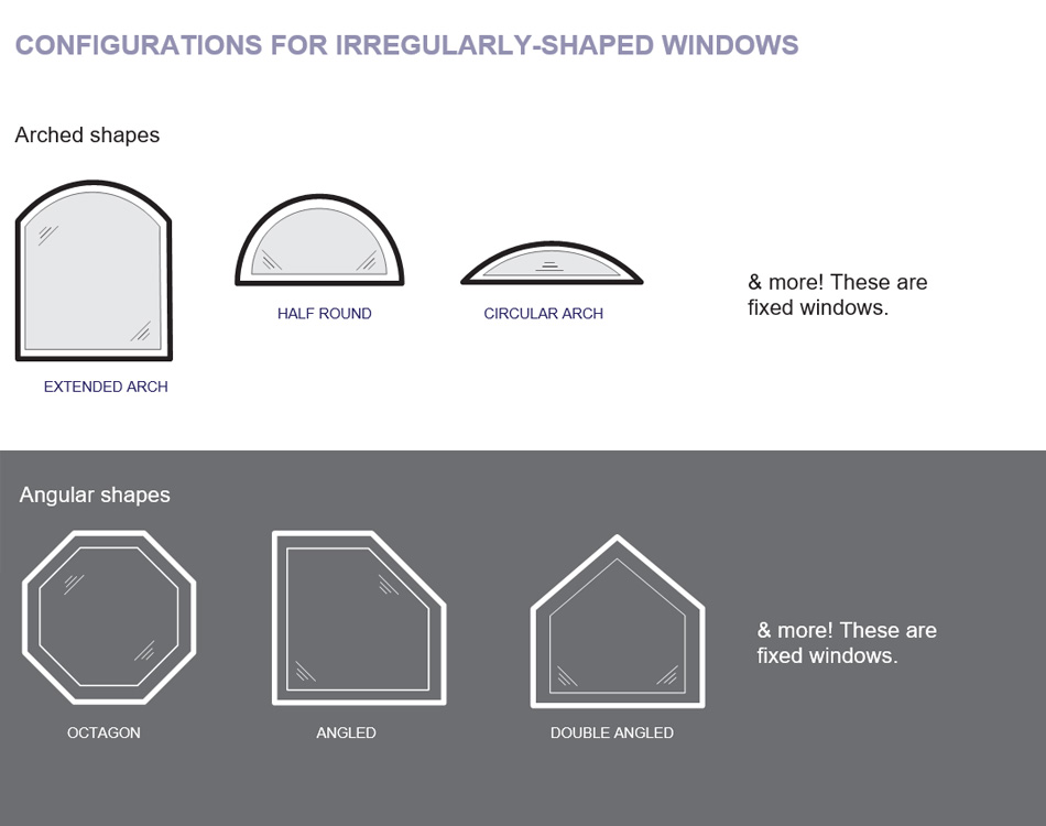 shaped windows