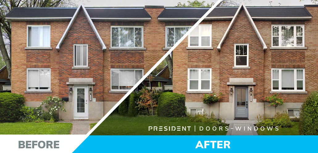 windows replacement before after